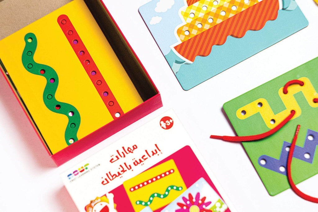 مهارات إبداعية بالخيطان Dar Rabie Publishing Shop مهارات إبداعية بالخيطان